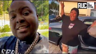 Sean Kingston Turns Up With His Mother Bailing Her Out Of Jail