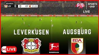 LEVERKUSEN VS AUGSBURG  LIVE   BUNDESLIGA 2024  .SIMULATION  & LIVE-Score  #bundesliga