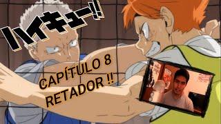 REACCIÓN HAIKYUU TEMPORADA 4 TO THE TOP  CAPÍTULO 8 RETADOR