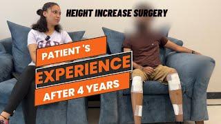 Limb lengthening surgery recovery review  Surgery for height increase  #heightsurgery