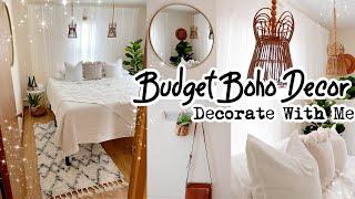 DIY BOHO Decor On A Budget Room Makeover Decorate With Me