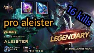 Aleister Pro Build and Gameplay  Aliester NEW Patch  AoV YouTube 傳說對決 RoV  Liên Quân Mobile