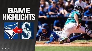 Blue Jays vs. Mariners Game Highlights 7624  MLB Highlights