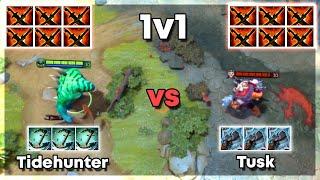 6x Sange and Yasha Tidehuntervs 6x Sange and Yasha Tusk - Dota 2 1v1