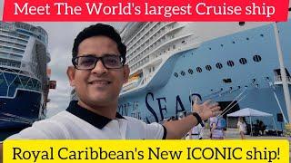 Worlds largest Cruise ship The ICON OF THE SEAS Quick Ship Tour Place to chill out