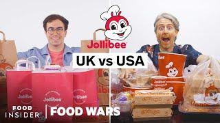 US vs UK Jollibee  Food Wars