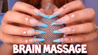 ASMR BRAIN MassageMic Scratching with No Cover Tapping Crunchy Sounds Shaving Foam Plastic Wrap