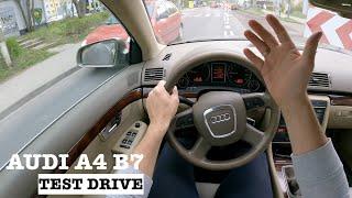 2005 Audi A4 B7 1.9TDi 116HP Sedan  POV Test Drive  Acceleration Review by #GearUp