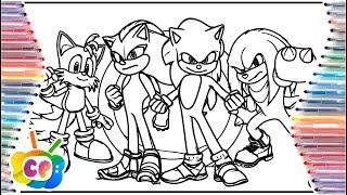 Sonic 3 all Characters  Sonic 3 Predictions  How to draw Sonic