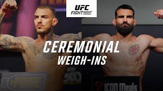 UFC Paris Ceremonial Weigh-In