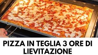 IMPASTO PIZZA IN TEGLIA LIEVITAZIONE VELOCE IN POCHE ORE