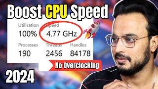 BOOST Processor CPU Speed for BEST Performance   CPU ki Speed Kaise Badhaye