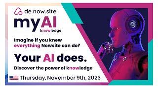 Nowsite - Launch myAI powered by Knowledge - 1192023