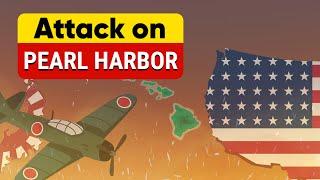 US vs Japan Pearl Harbor Attack - Maps and Timelines in World War 2