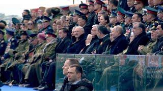 Парад Победы в Москве 9 мая 2024 года  Путин Лукашенко Токаев Рахмон Жапаров Мирзиёев