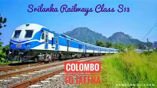 Srilanka Railways Brand New Class S13 DEMU Trial Run Colombo to Jaffna