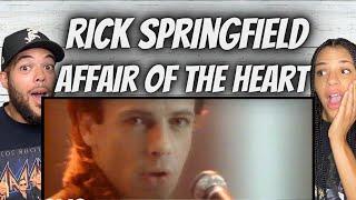 A VIBE FIRST TIME HEARING Rick Springfield -  Affair of the Heart REACTION