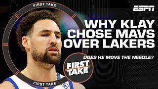 The Mavs offered a CLEARER PATH for Klay Thompson than the Lakers - Brian Windhorst  First Take