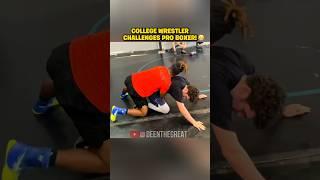 College Wrestler CHALLENGES Pro Boxer 