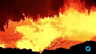 Lava lake reappears at Erta Ale volcano Ethiopia