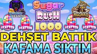 SUGAR RUSH 1000x KAFAMI DUVARLARA VURDUM Bigger Bass Big Bass Bonanza sweet bonanza slot oyunları