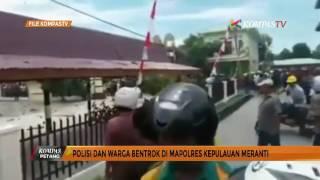 Bentrokan Polisi Meranti & Warga akibat Cemburu