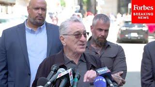 BREAKING NEWS Robert De Niro And Biden Campaign Hold Press Briefing Outside Trump Hush Money Trial