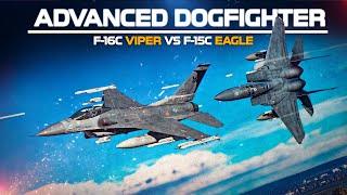 A Worthy Opponent Our Battle Will Be Legendary...  F-16C Viper Vs F-15C Eagle Dogfight  DCS 