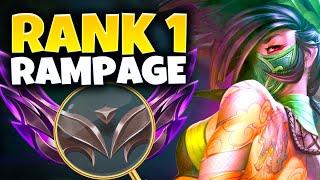RANK 1 AKALI MAKES MASTER TIER LOOK LIKE IRON 4 PERFECT GAMES - League of Legends