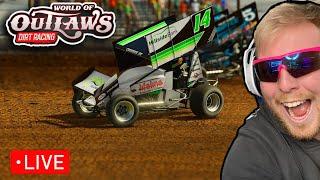 LIVE - WORLD OF OUTLAW DIRT RACING - YOUTUBE MEMBERS 1C RACES