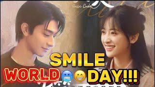 Dylan Wang and Shen Yue spreading love on World Smile Day  dyshencouple 