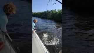 Greatest fight with a #Redfish #raybanmeta #rayban #fishing #catchingfish #fish #fishingtechniques