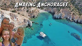 Sailing Samos and the Cyclades during Meltemi season - Family Sailing the World E44