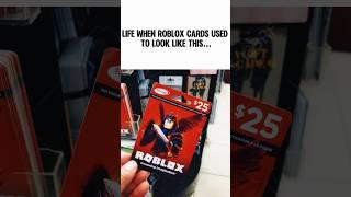 When Roblox cards used to look like this  #roblox #fyp #foryou #robloxshorts #nostalgia #memories