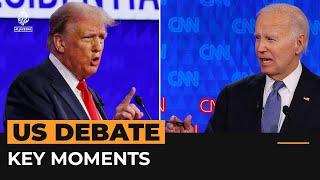 Key moments from the US presidential debate  Al Jazeera Newsfeed