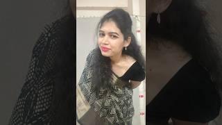 Me in a saree  #ytshorts #viral #trendingshorts #tharaatalks #explore #youtubepartner #sareelove