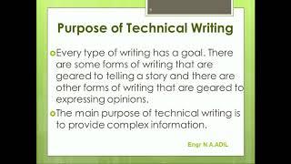 Technical and business writing and its characteristics