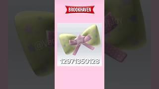 KAWAII ACCESSORIES & FACE ID CODES FOR BROOKHAVEN RP #shorts