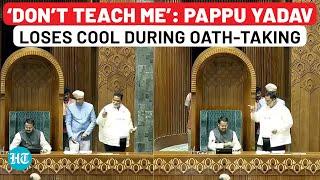 Lok Sabha Heats Up As Pappu Yadav With ‘Re-NEET’ Shirt Gets Angry At Modi Minister ‘Don’t Teach Me’