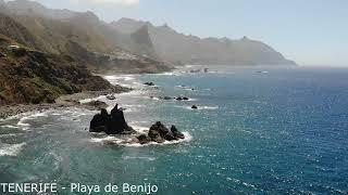 Tenerife - Playa de Benijo 4k drone