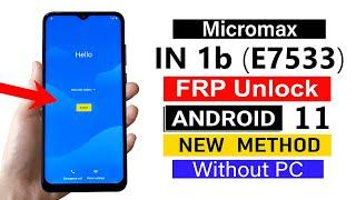 Micromax IN1b Google Account Bypass - ANDROID 11 - New Method without computer