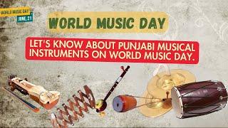 Know about Punjabi musical instruments on World Music Day  PTC Punjabi  Music Instruments