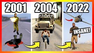 Evolution of MILITARY LOGIC in GTA Games 2001-2022