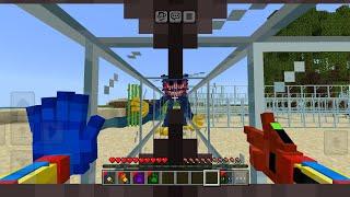 Poppy Playtime Chapter 3 The TV Nightmare Huggy Wuggy MOD in Minecraft PE