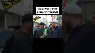Pierre Vogel trifft Bruder in Frankfurt