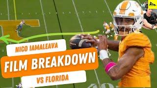 Tennessee Football Nico Iamaleavas BEST Throws vs Florida & Film Breakdown