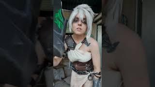 que piensan de mi cosplay de riven?  #cosplay #trend #fyp #foryou #parati #kawaii #cosmaker #props