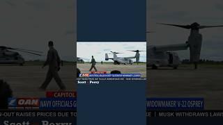 Rep. Perry GRILLS officials over safety concerns of the V-22 Osprey
