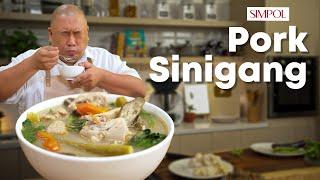 Filipino favorite sour soup Pork Sinigang Recipe  Chef Tatung