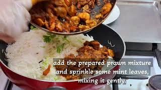 Chemmeen Pulao Recipe  Cooking for BeginnersHome-Cooked  Seafood  Aromatic  ചെമ്മീൻ പുലാവ്